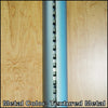 Three-Way Retail Fixture in Metal ------------        Double Slotted Standard